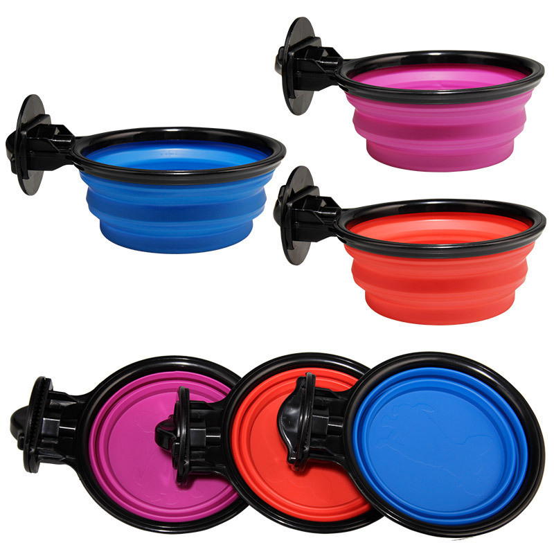 Dog Crate Bowl Dog Kennel Bowl Easy to install  Feeder with Hook for Dogs Cats in Crate Cage Kennel