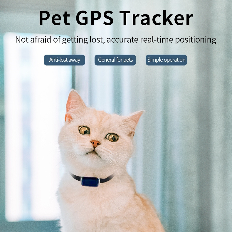 Waterproof Mini Collar Gps Tracker For Cat Dog Small Animal Necklace Pets Wireless Gps Tracking Device