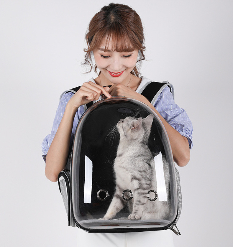 Cat bag Pet backpack Wholesale High Quality Go out portable clear capsule pet bag Go out cat supplies Breathable backpack