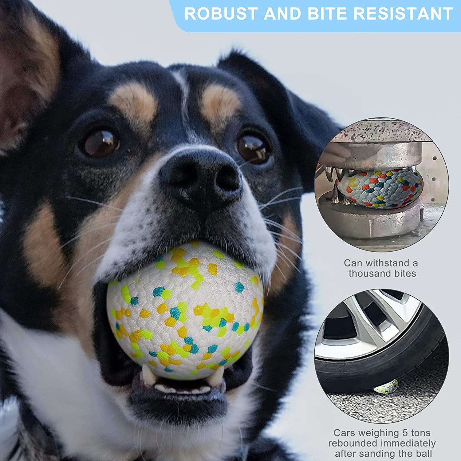 pet chew toys Wholesale hot selling customizable ETPU Wear-resistant and bite-resistant Toys Ball safe and soft dog cat ball