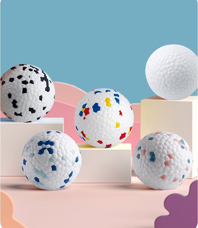 pet chew toys Wholesale hot selling customizable ETPU Wear-resistant and bite-resistant Toys Ball safe and soft dog cat ball