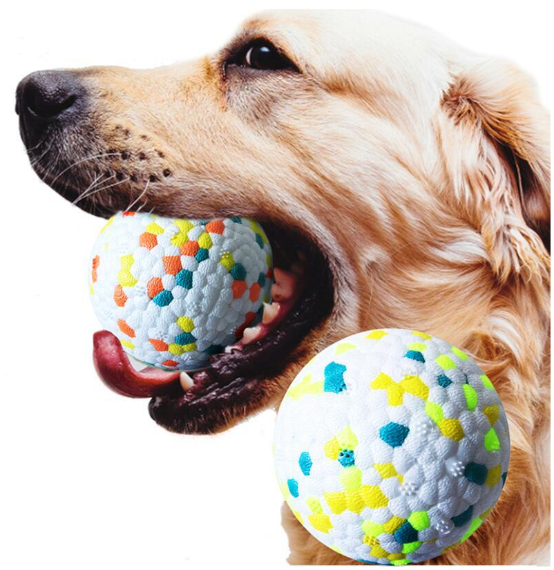 pet chew toys Wholesale hot selling customizable ETPU Wear-resistant and bite-resistant Toys Ball safe and soft dog cat ball