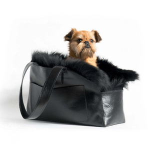 Pet bag Breathable ins style fluffy Portable cat bag Dog going out bag Crossbody Pet Carrier