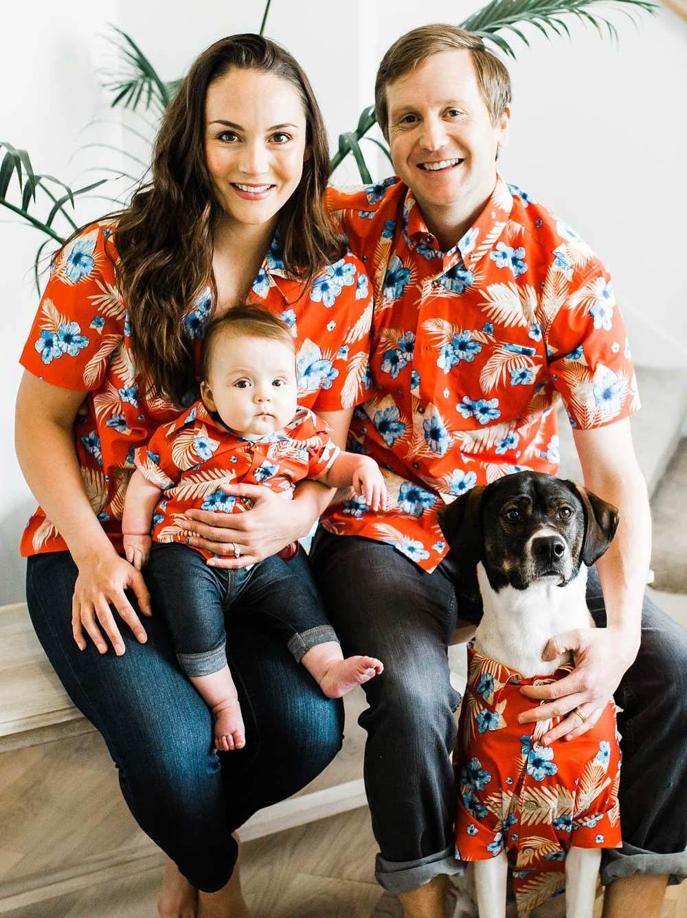 Custom Patterns Hawaiian Shirts Matching Pet & Owner Shirt Dog Human Matching Style Your Pooch With Custom Dog Shirts