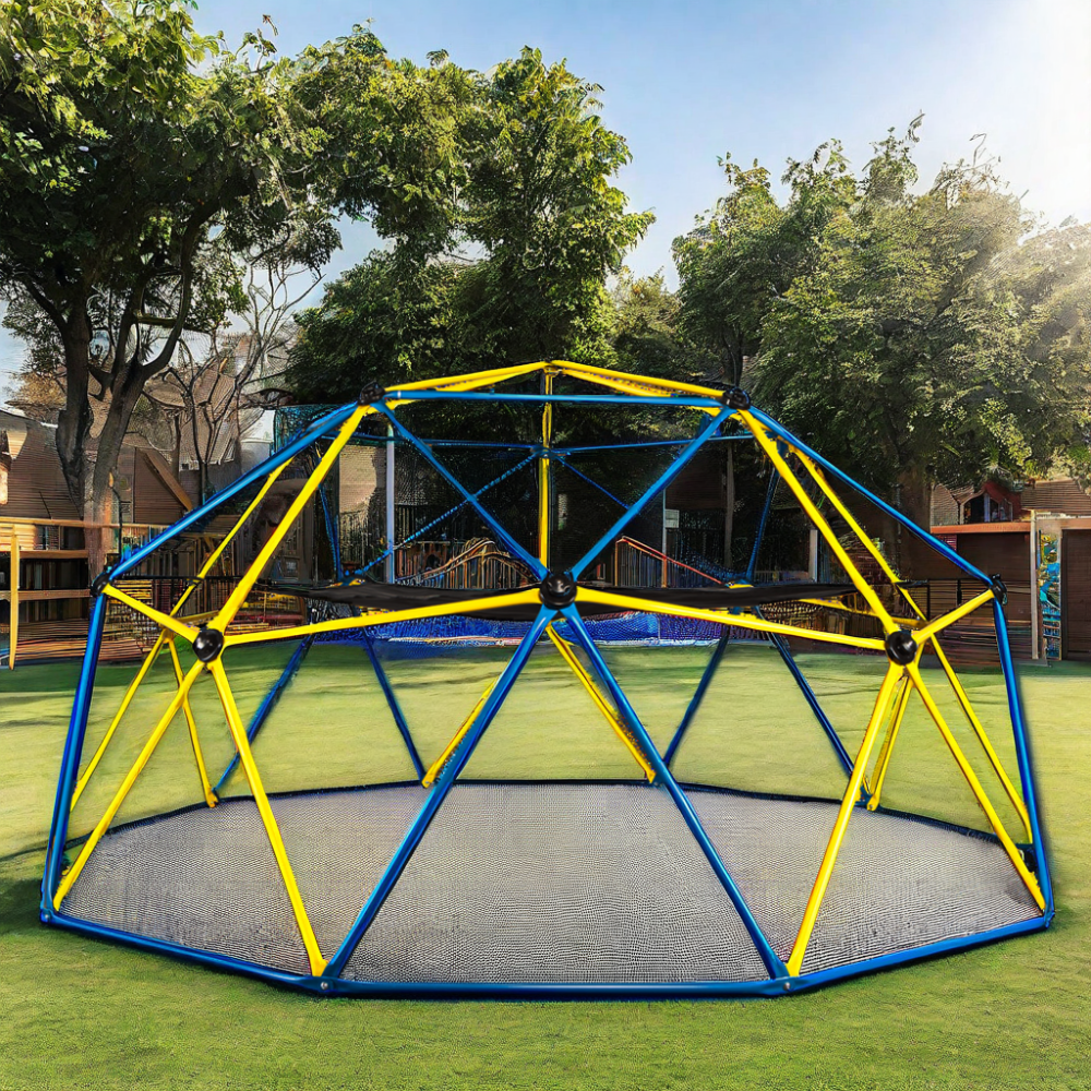 10ft Dome Climber with Hammock outdoor Dome Climber For Kids with Hammock Playground Climbing Toys