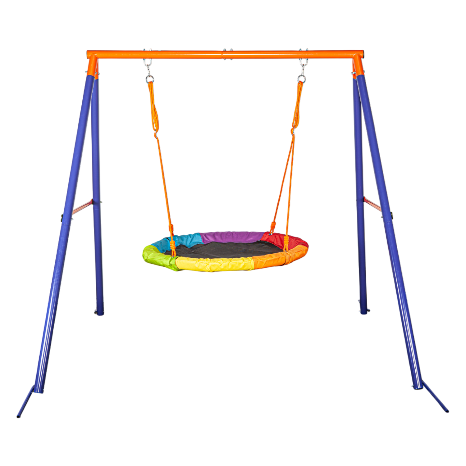 Manufacturer Metal Saucer Swing Set Outdoor Playground Easy Assemble Saucer Swing for Kids Waterproof Swing Seat