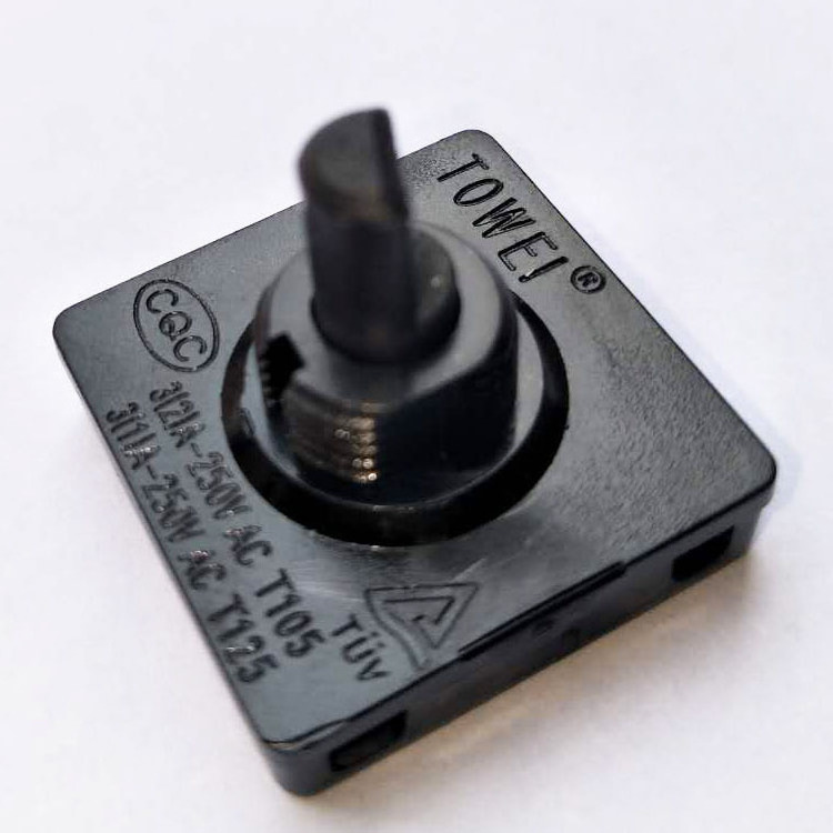 Tuowei Item No.:3410-42A 45 degree 4 position 3 speed electrical fan rotary selector switch