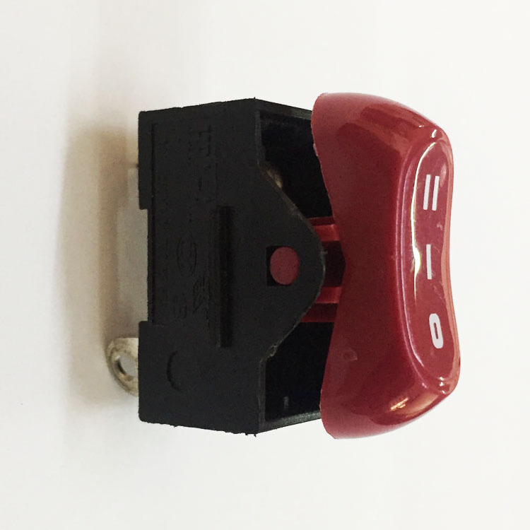 Towei switch factory directly sell best quality 13A~250V t105 on off on 3 position rocker switch for hair dryer