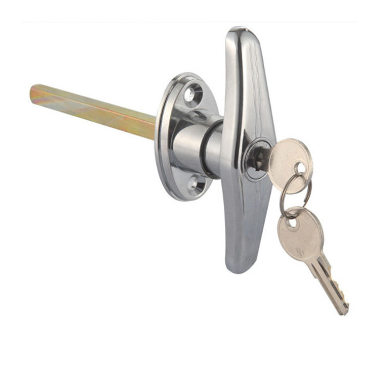 Universal Garage Door Keyed T-Handle Lock Kit