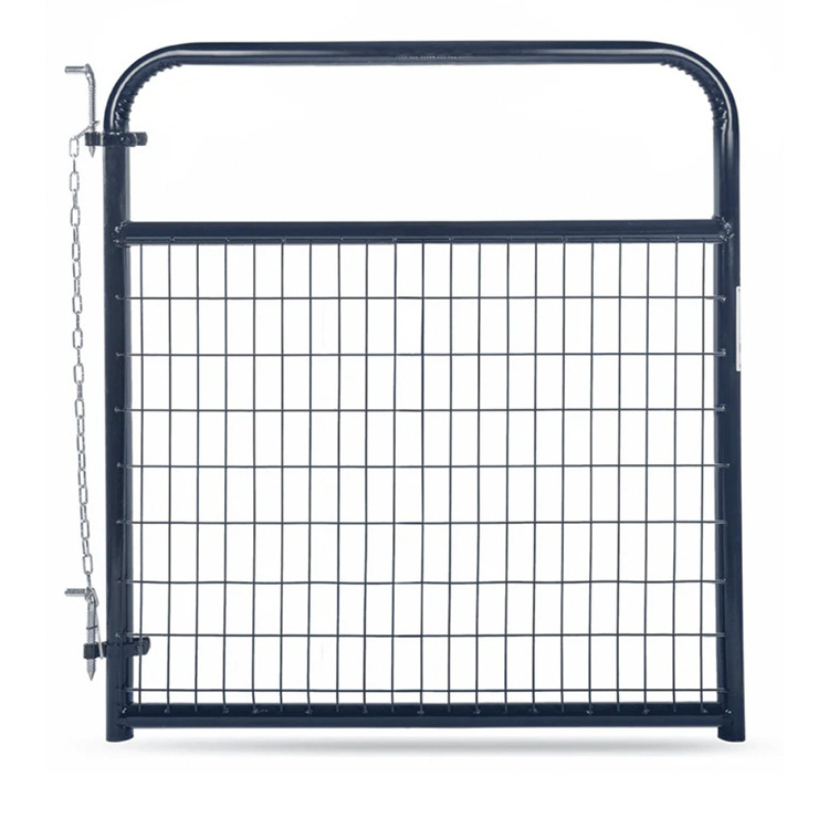 Round Corner Trailer Tube Gate