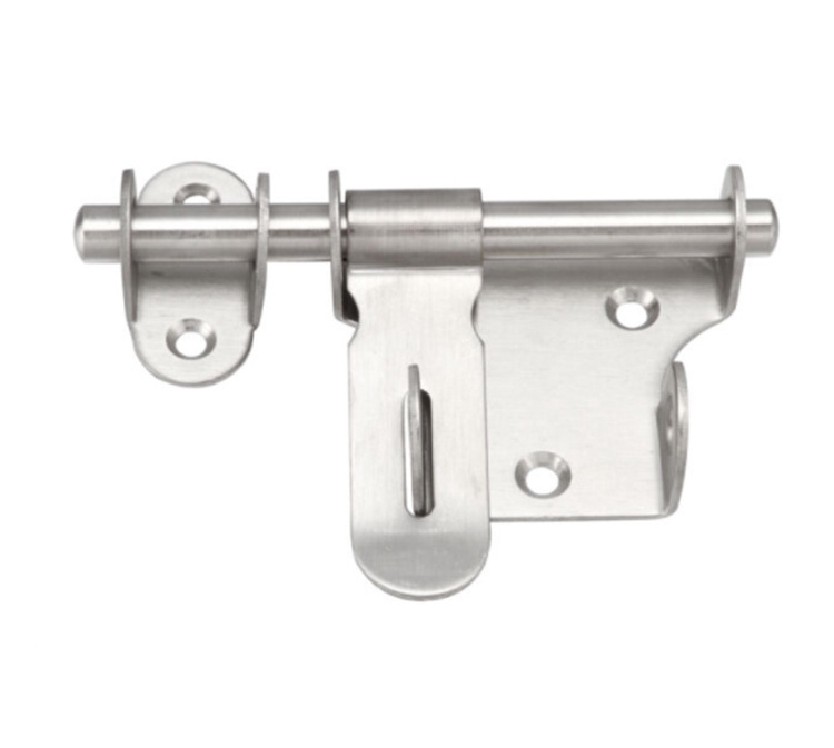 Barrel Bolt with Padlock Hole Sliding Bolt Gate Lock Door Latches