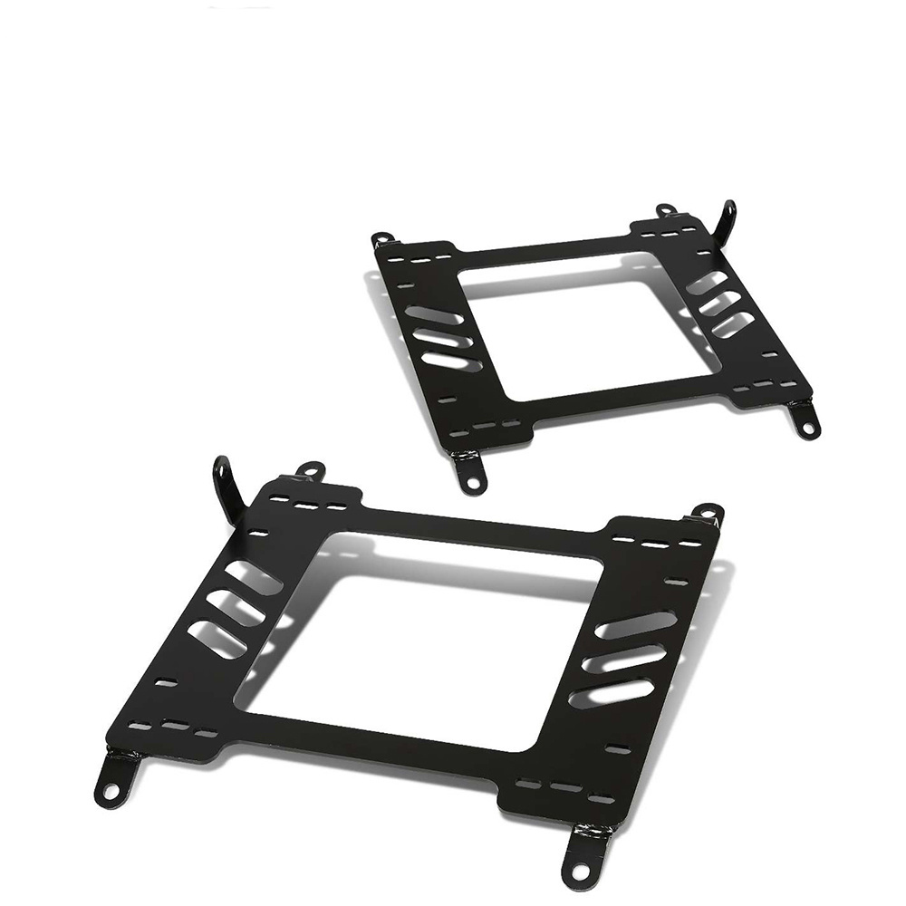 China Universal Aluminum Black Seat Side Bracket Mount For Bucket Racing