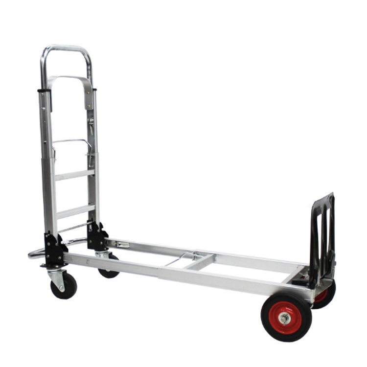 Heavy Duty Four Wheels Stair Climbing Hand Sack Trolley Cart Truck