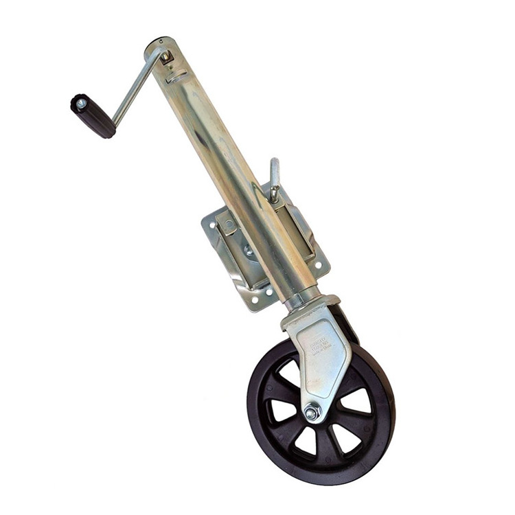 Trailer Jack Wheel Heavy-Duty Bolt-On Swivel Tongue Jack for Sale