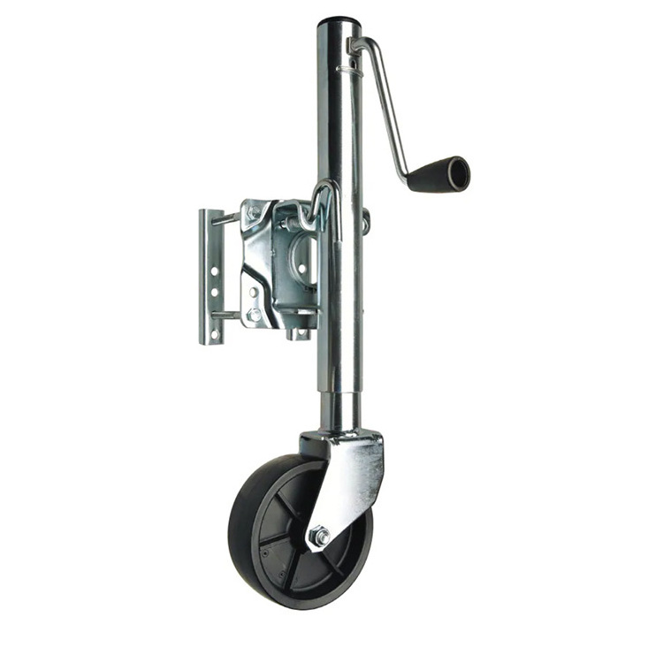 Trailer Jack Wheel Heavy-Duty Bolt-On Swivel Tongue Jack for Sale