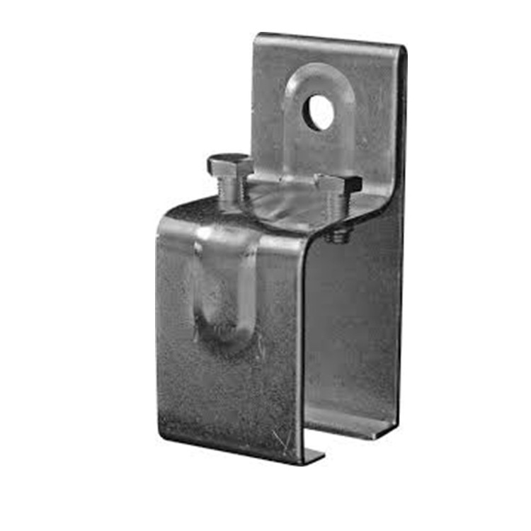 Overhead Galvanized Steel Single Wall Box Rail Bracket