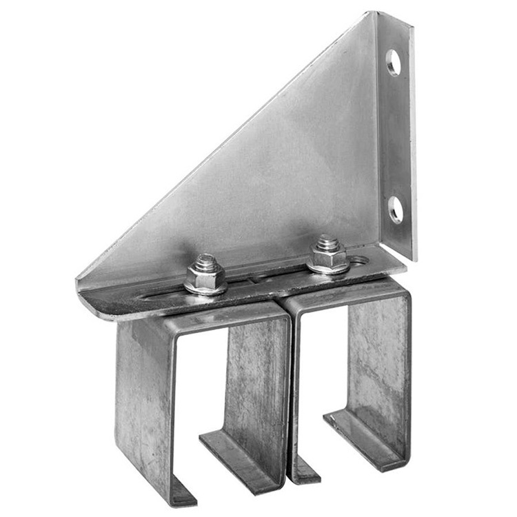 Overhead Galvanized Steel Single Wall Box Rail Bracket