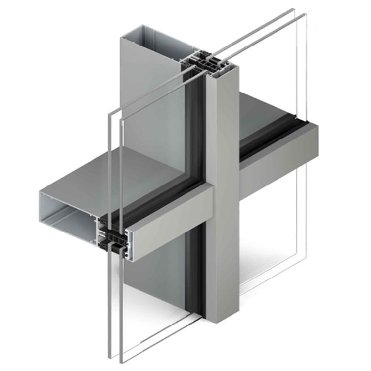 Aluminum Glass Curtain Wall Frame