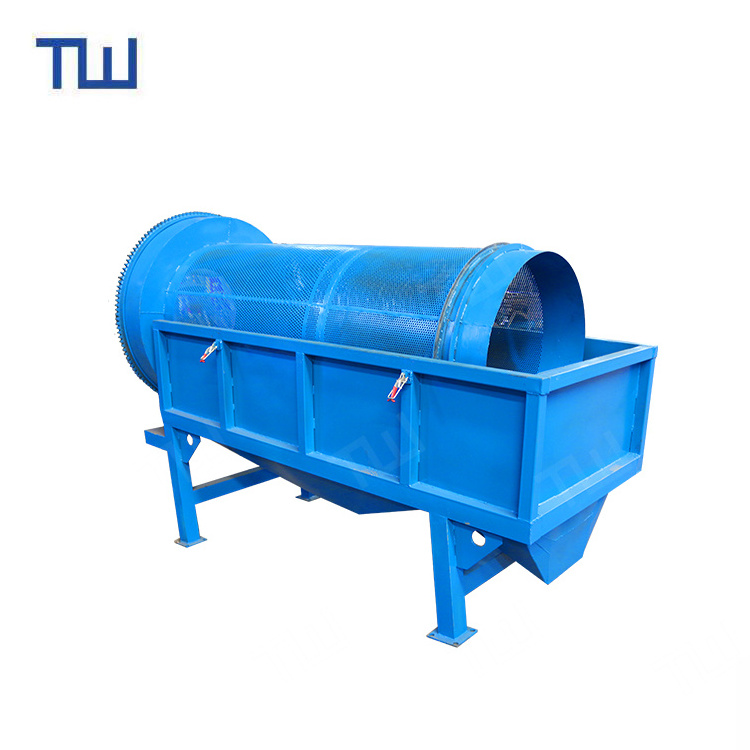 Compost drum screen trommel screening machine small trommel soil screen