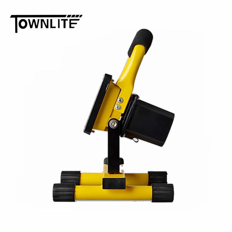 10w rechargeable portable led work flood light ip65 with stand 10w 20w 30w 50w 100w 150w 200w