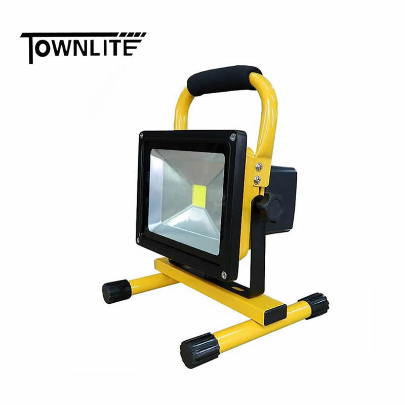 10w rechargeable portable led work flood light ip65 with stand 10w 20w 30w 50w 100w 150w 200w