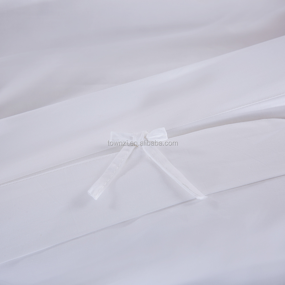 New Arrival King Size Turkish Cotton White Plain 300tc hotel Bedding Sets