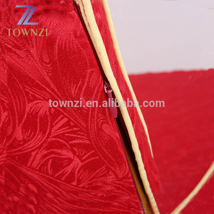 Townzi Jacquard Beach Chair Cover Factory Hot Sale Weddings Embroidered Banquet Cheap Red Chair Covers