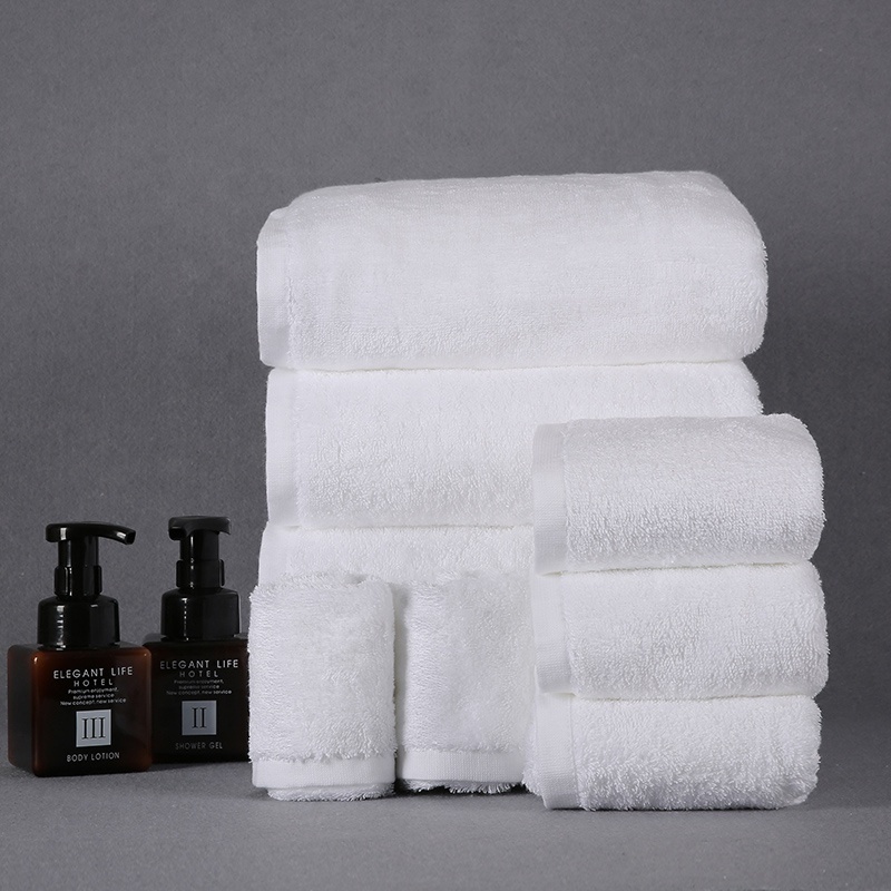 New Marriott 16S balfour turkish towel set europe jacquard hotel towel