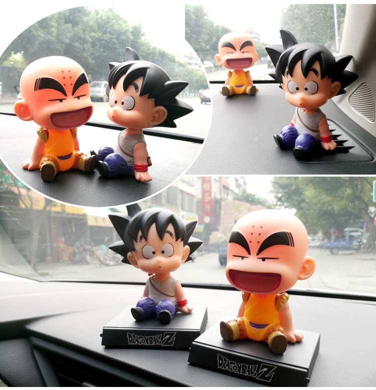 New DBZ Bobble Head Figure Vegeta Shake Head Figure Doll Goku Bobble-Head Toy Figures For Car Dashboard