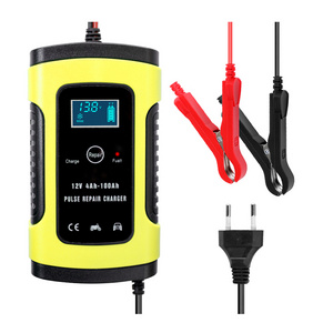 12V Car Charger Trickle Automatic Charger LCD display motorcycle Car Boat Marine 14.6V 6A Lead Acid Battery Charger Maintainer