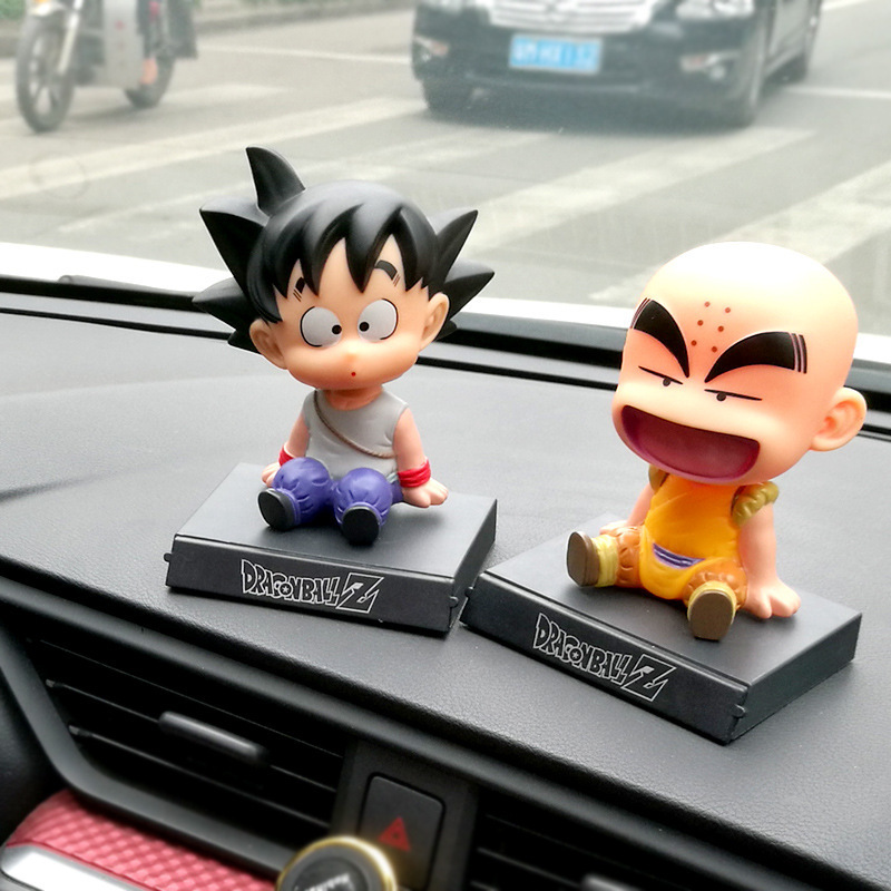 New DBZ Bobble Head Figure Vegeta Shake Head Figure Doll Goku Bobble-Head Toy Figures For Car Dashboard