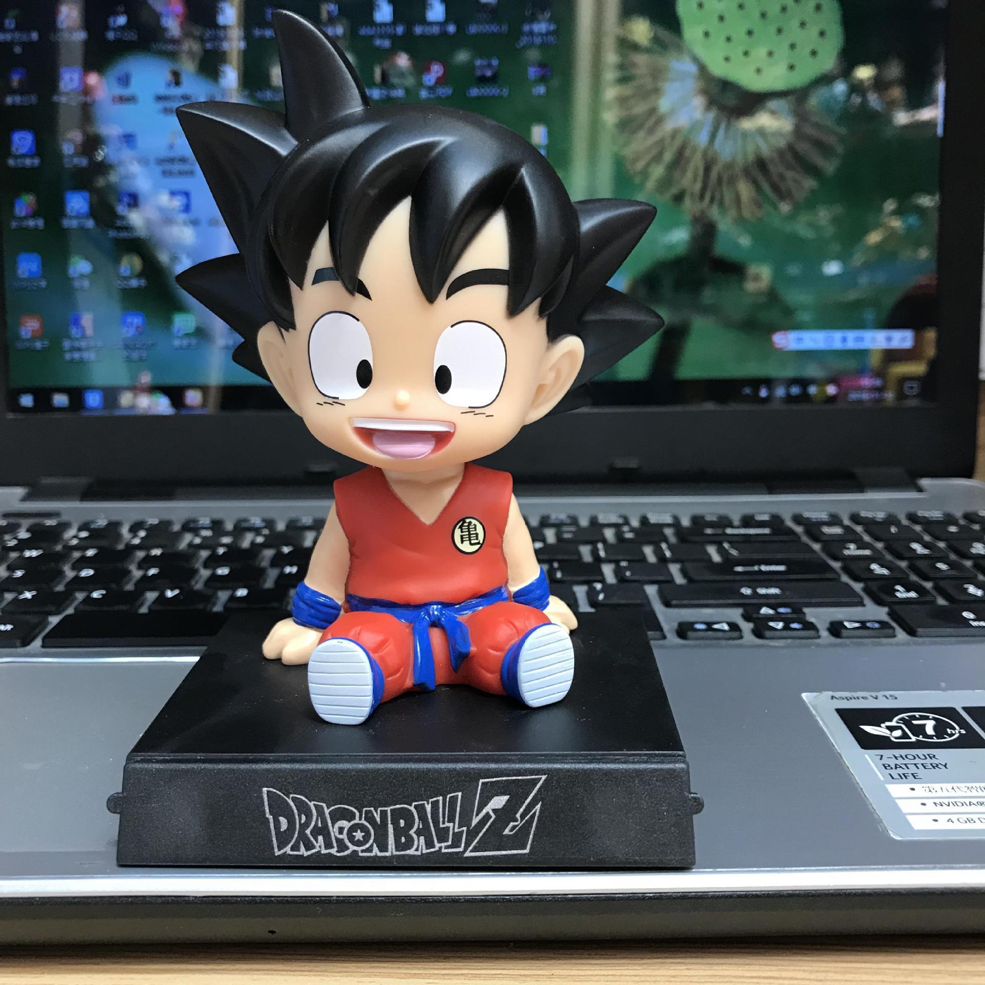 2023 Popular anime PINYU Bezuto Anime Z Goku Action Figures DBZ Bobble Head Toy Phone Stand Goku Shake Head