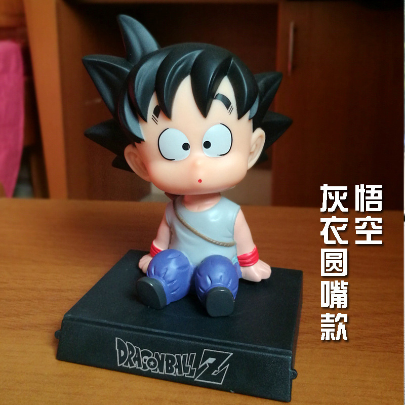 2023 Popular anime PINYU Bezuto Anime Z Goku Action Figures DBZ Bobble Head Toy Phone Stand Goku Shake Head