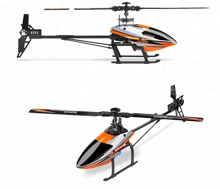 WLTOYS V950 6CH 2.4G RC Helicopter Large Size Single Blade 11.1V Battery