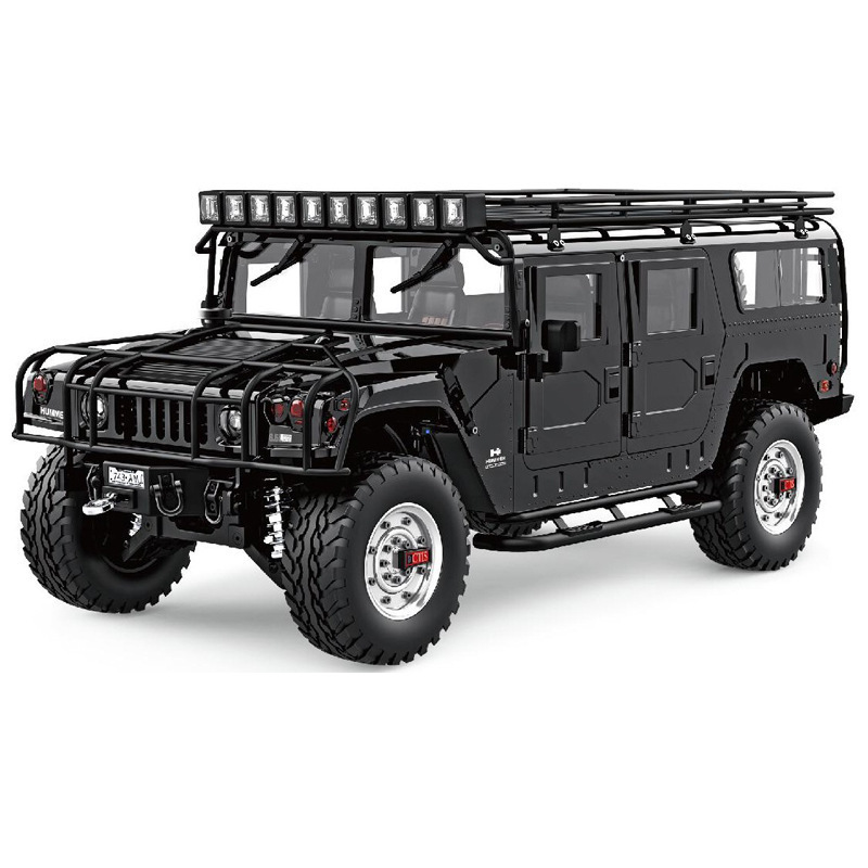 HG P415 1/10 2.4G 4WD 16CH Full Scale 30KM/H RC Car 4X4 American Civilian Hummer Metal Chassis Servo ESC Motor Vehicle Model