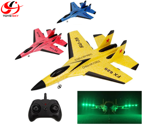 New Flying Toys RC Plane FX-620 RTF UAV Xmas Children Gift Assembled Remote   Glider kids SU-35 Airplanes