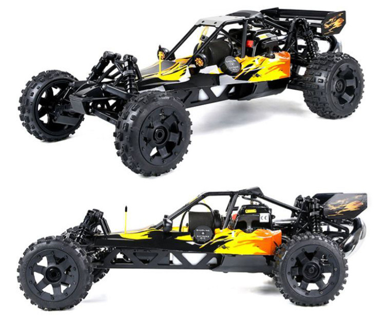 2.4G Petrol RC fastest car Racing 80km/h Rovan Baja 1/5 5B Gas 2 Stroke Engine off road Truck gasoline 29cc for Adults