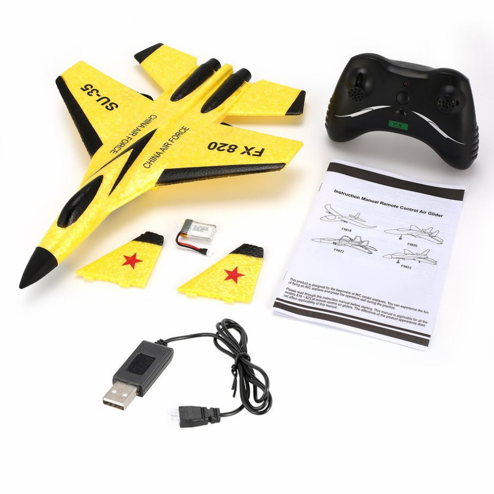 New Flying Toys RC Plane FX-620 RTF UAV Xmas Children Gift Assembled Remote   Glider kids SU-35 Airplanes