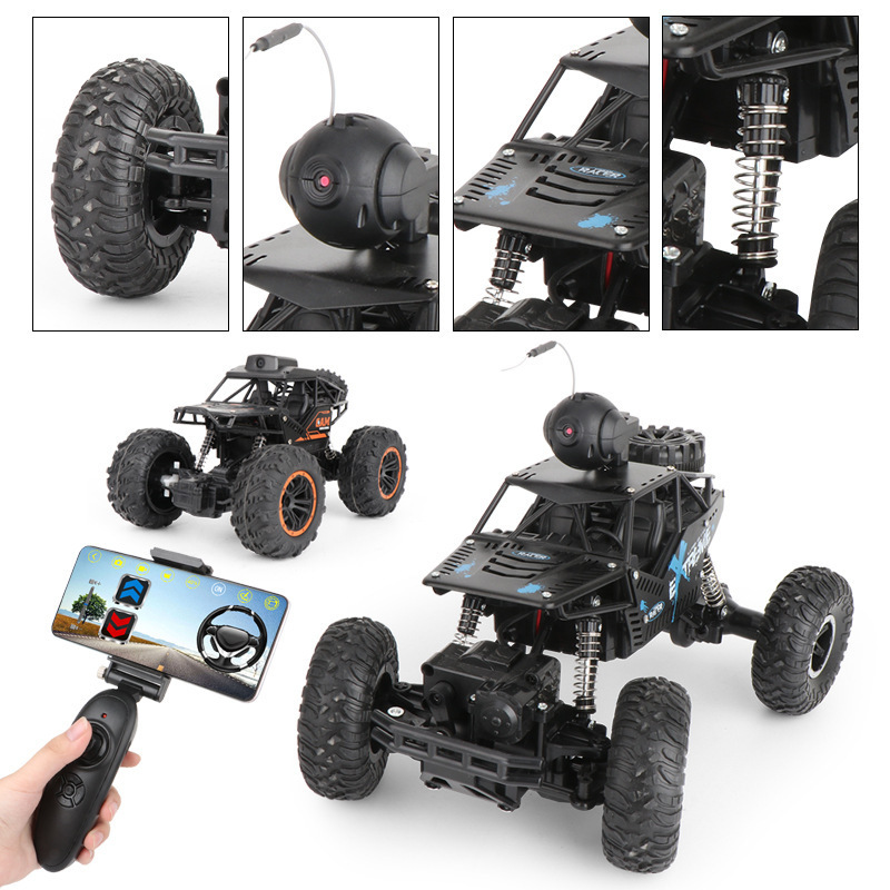 C009 2.4Ghz 1/16 Remote Control Toys Car with FPV HD Camera Dual Control RC Mode Speed Truck Vehicle for Children And Adult