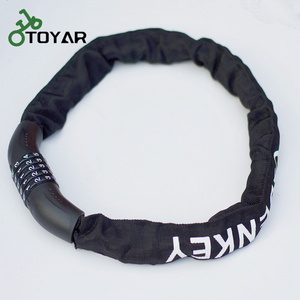 Toyar Bike Chain Lock 5 Digit Combination Heavy Duty Anti-Theft for Motorcycle Bicycle Door Gate Fence Grill 8mm Thick Chain