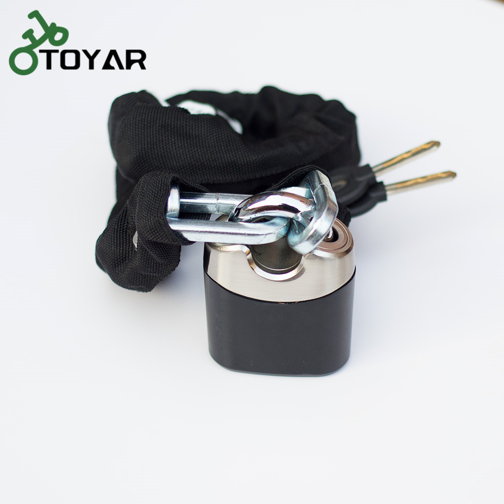 Heavy Duty Chain with Padlock Cannot Be Cut Thick Security Chain Locks for Motorcycles Motorbike Bike Generator Gates Lock