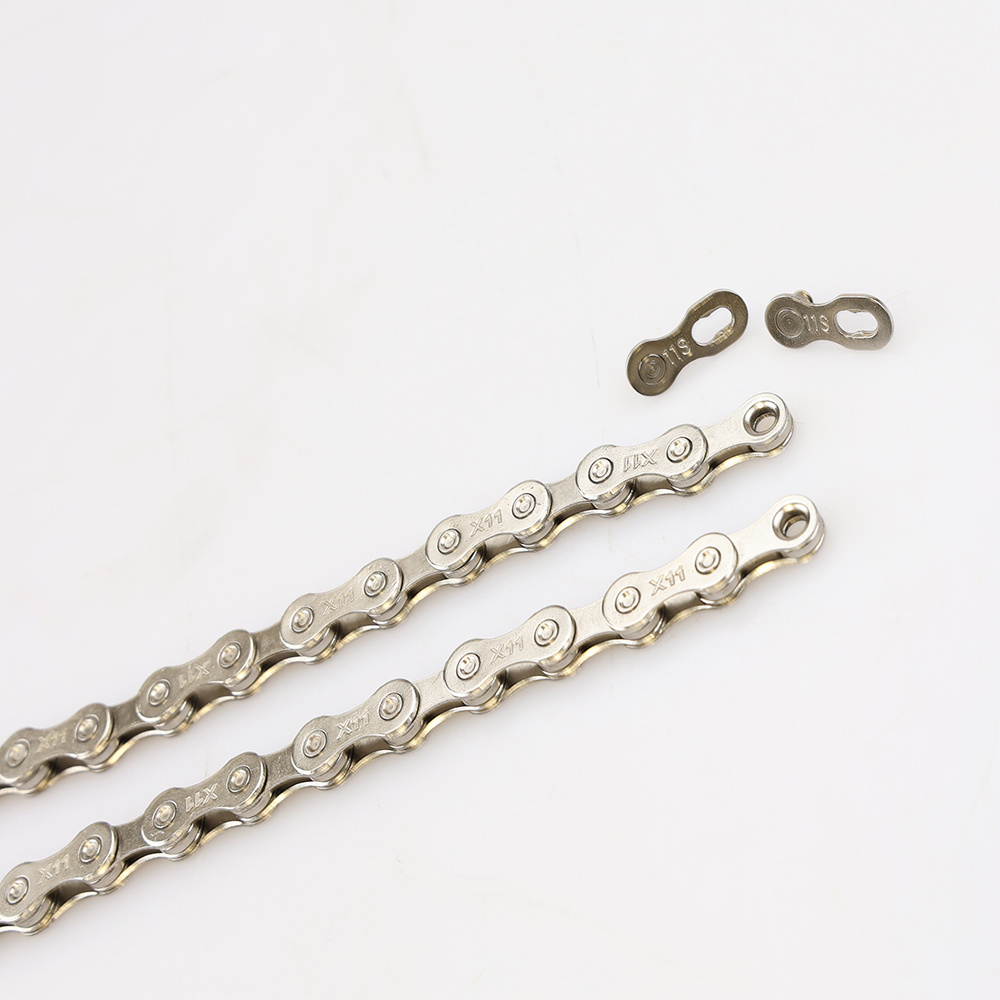 116 Links with Master Link Silver 1/2''*11/128'' Narrow Bicycle Chains