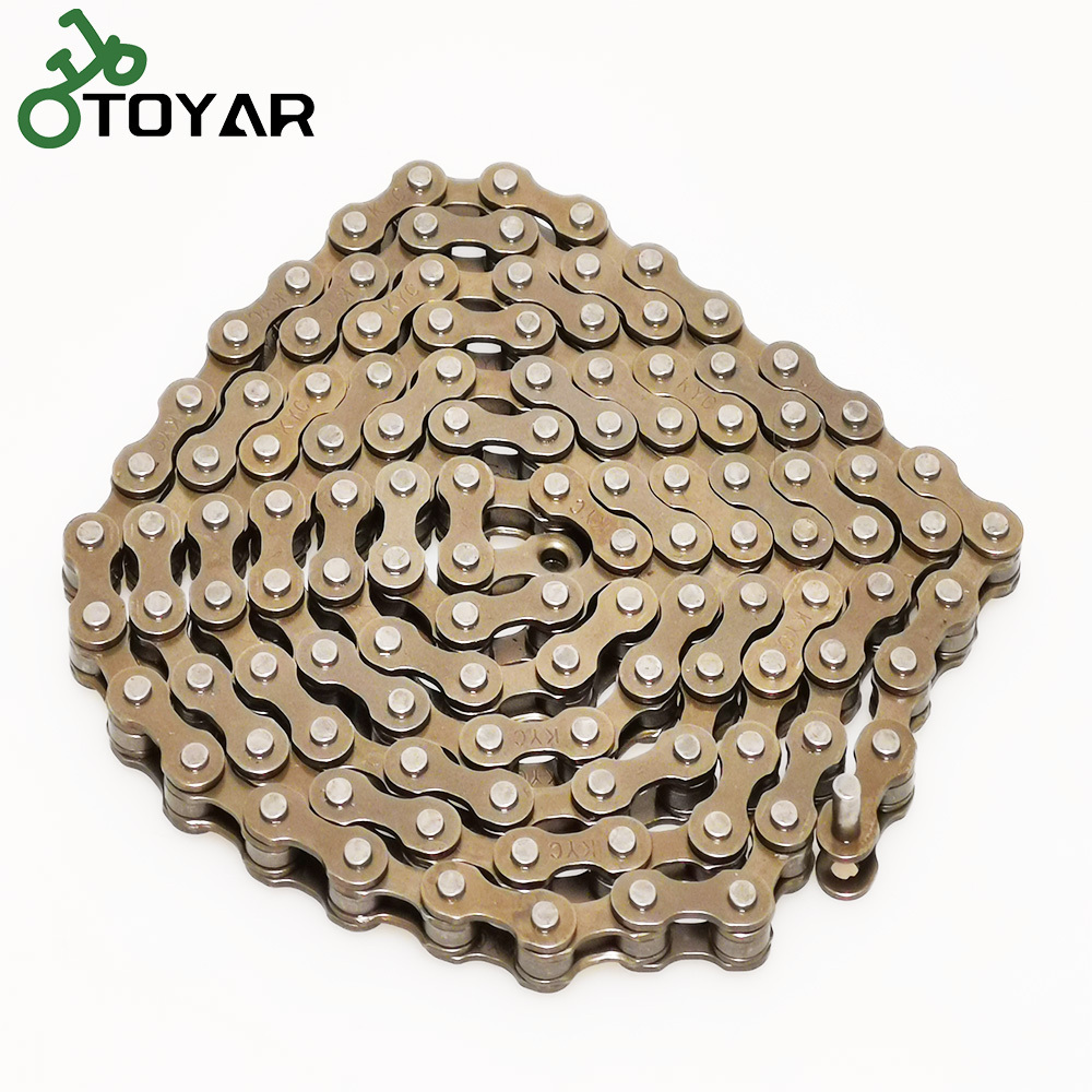 6 Speed Brown Bicycle Chains 116 Sections Single Speed Bike Chain For Mountain Bike 3 Color Bicycle Parts