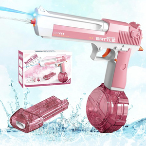 2024 New Design Outdoor Beach Electric Water Pistols Water Gun Handgun Squirt Gun Toy With Light For Kids