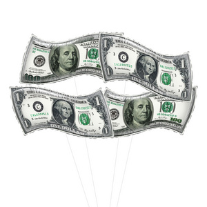 Money Dollar Balloon Dollar Bill Balloons Play Money Casino Las Vegas Party Decor