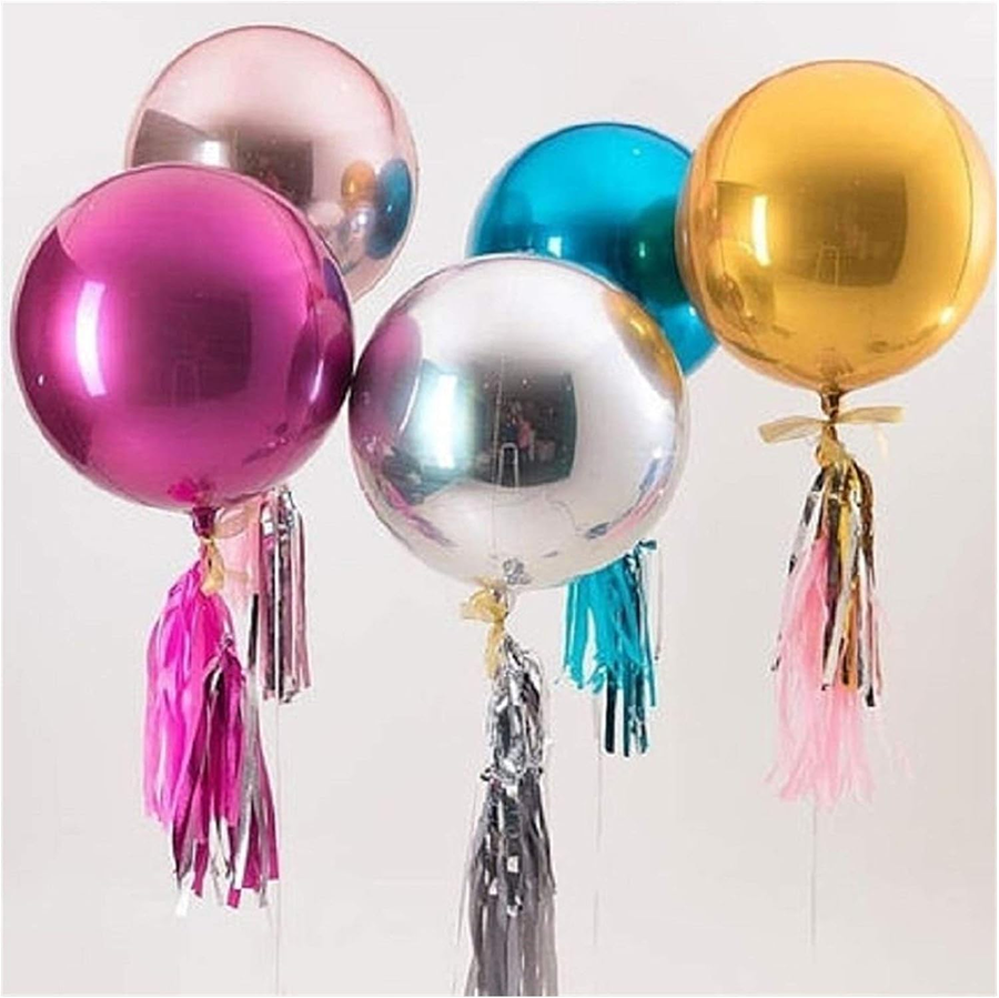 CYmylar Wholesale 4D Mirror balloon globos Ombre 4D  mylar balloons for birthday party decor