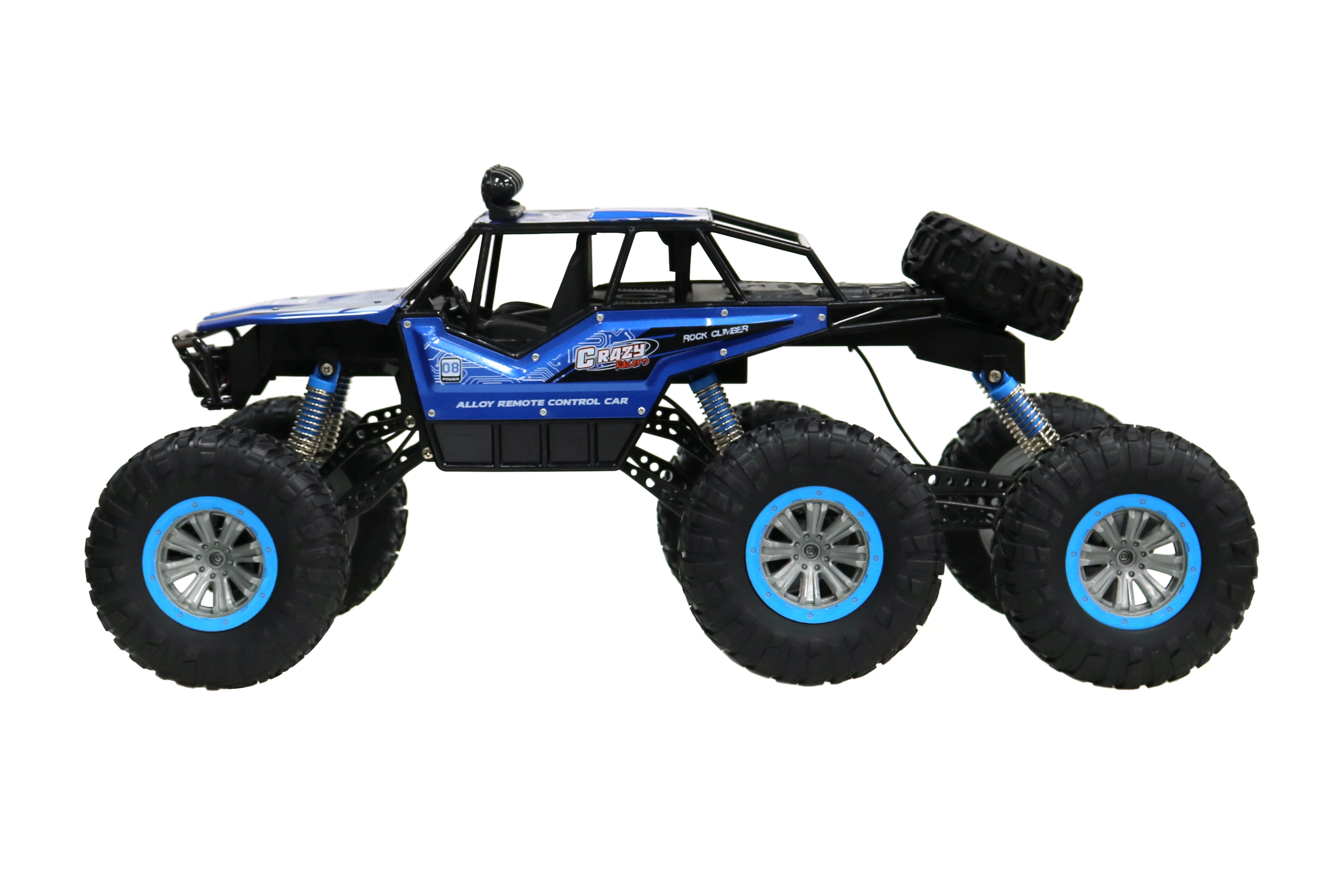 Wholesale 2.4GHz 1:8 Remote Control Car 6 Tires Alloy Body Structure Anti-Slip Tires RC Monster Truck Climbing Car