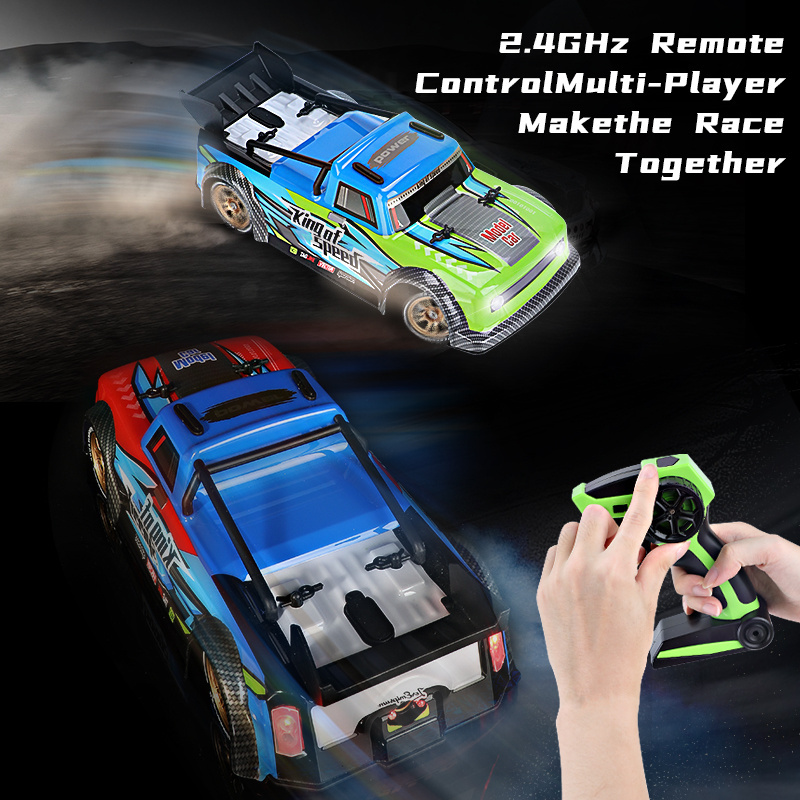 Control Vehicle Toy with Lights for Kids and Adults 4WD RC Drifting Racing Cars Fast 17km/h 1/16 Remote Control High Speed Car