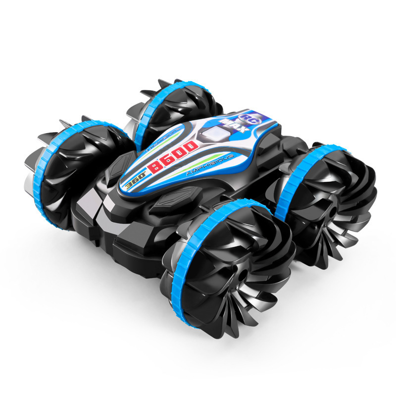 Amphibious RC Car Outdoor All Terrain Land and Water Waterproof 2.4 GHz 4WD Watch Gesture Sensor Amphibious Remote Control Car