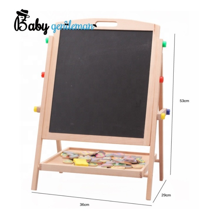 Most popular educational wooden magnetic drawing board for children Z12130B